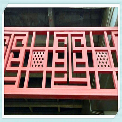 衡阳仿古街道改造铝窗花定做