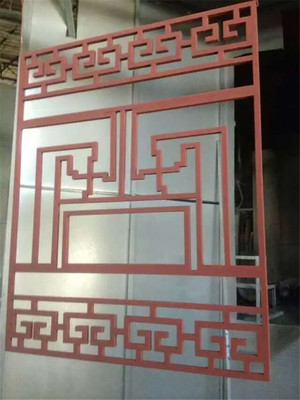 仿古铝合金铝花格窗 复古与实用的完美结合