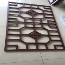 传承古韵，装点现代空间——厂家直销仿古木纹隔断铝窗花